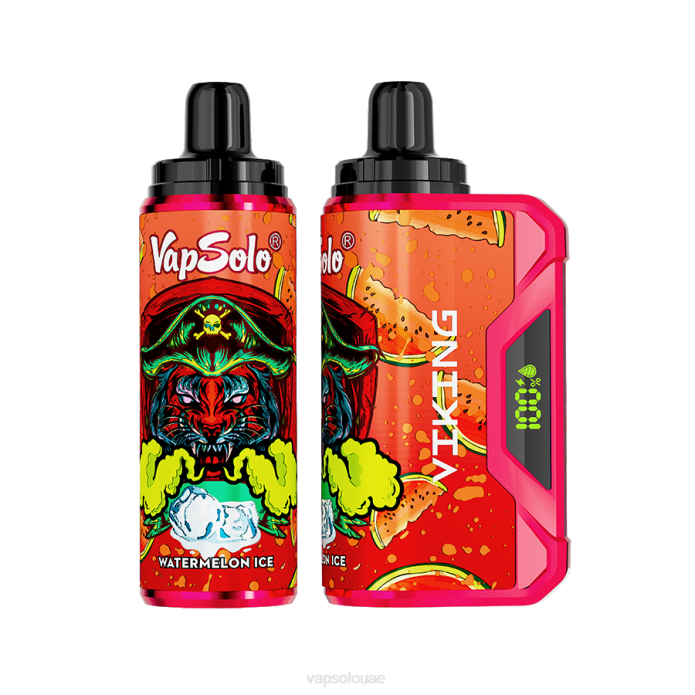 VapSolo VIKING vape القابل للتصرف | Vapsolo Puff 6B4L48 ثلج البطيخ