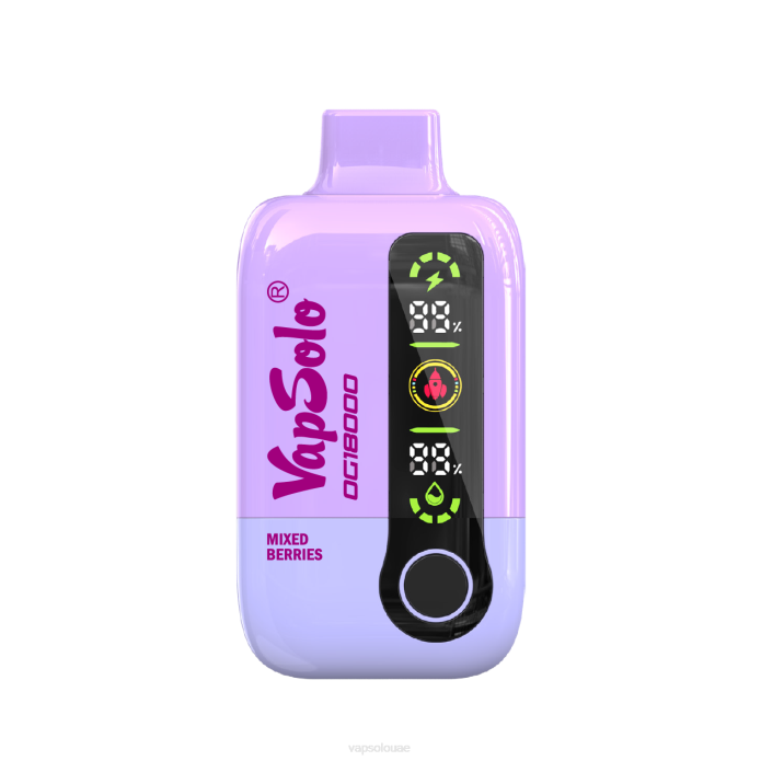 VapSolo DG18000 vape القابل للتصرف | Vapsolo Abu Dhabi 6B4L51 التوت المختلط
