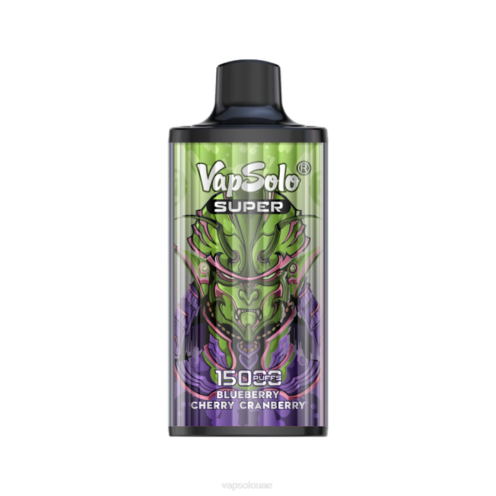 VapSolo SUPER vape القابل للتصرف | Vapsolo Abu Dhabi 6B4L16 التوت البري الكرز