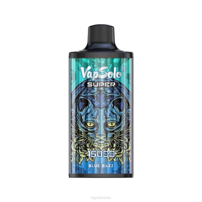 VapSolo SUPER vape القابل للتصرف | Vapsolo Disposable 6B4L14 الراز الأزرق